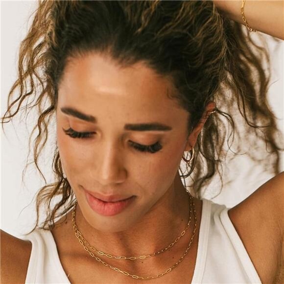 14k Gold Plated/Silver Plated Dainty Necklace for Women, Trendy - Picture 4 of 7